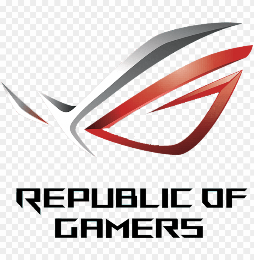 Republic of Gamers logo, Republic of Gamers Laptop ASUS Logo Video game,  Laptop, electronics, text png | PNGEgg