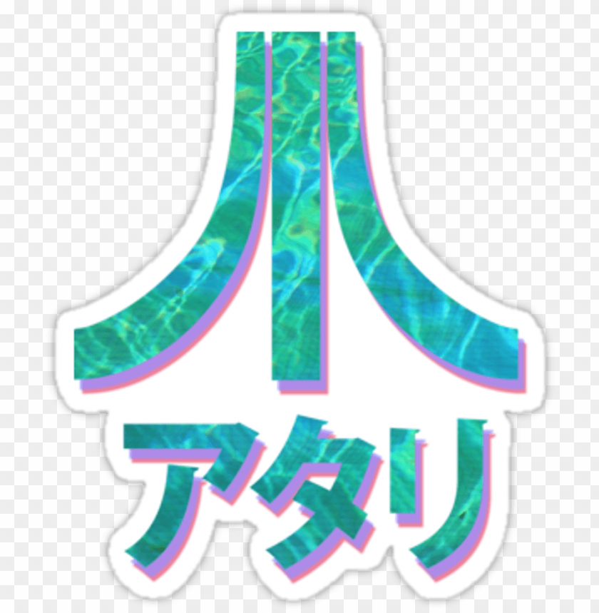 atari retro vaporwave aesthetic tumblr sticker vaporwave face PNG transparent with Clear Background ID 326665