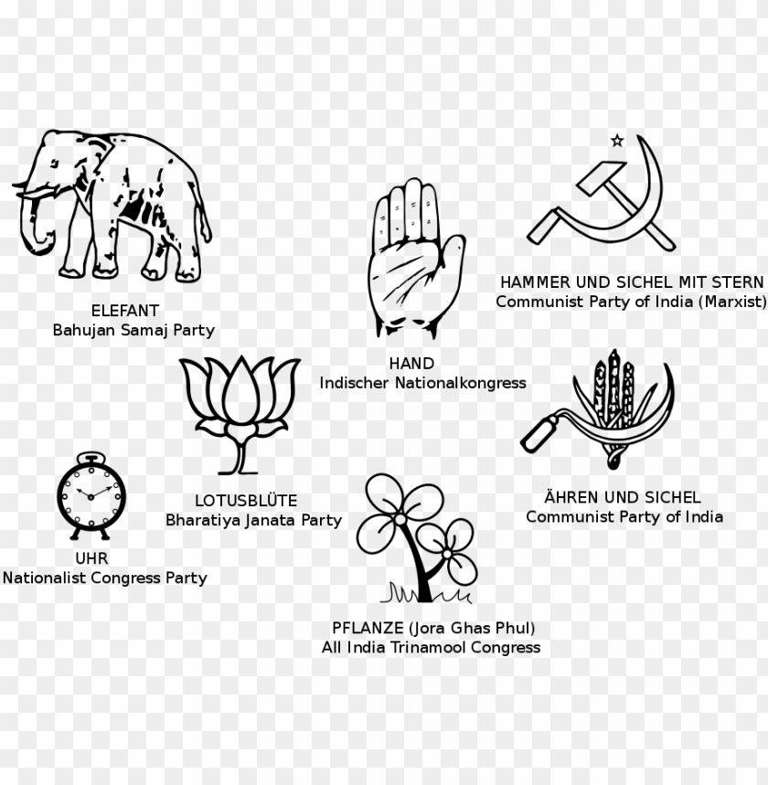 ational symbols - file - bharatiya janata party PNG image with transparent  background | TOPpng