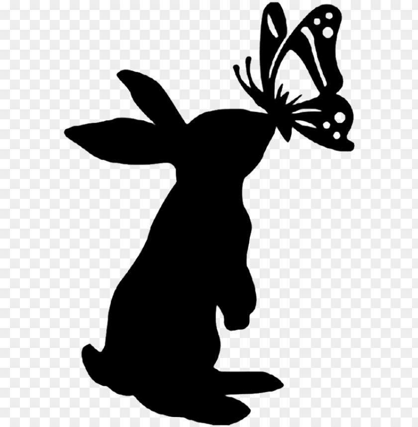 ativity clipart silhouette bunny silhouette PNG transparent with Clear Background ID 180255