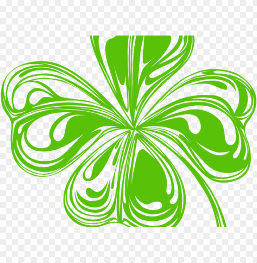 Atricks Day Clipart Four Leaf Clover - St Patricks Day Clover Clipart PNG Transparent With Clear Background ID 233386