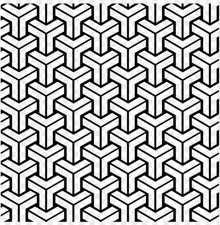free PNG attern png transparent image - 3d geometric pattern black and white PNG image with transparent background PNG images transparent