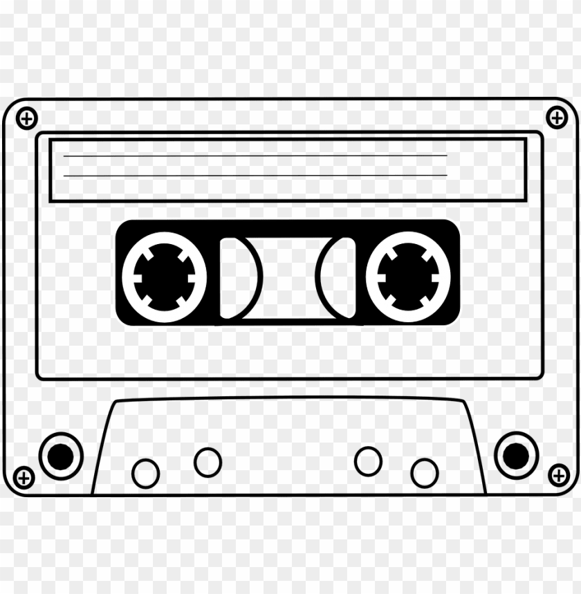 Clear audio cassette PNG Image Background ID 70381