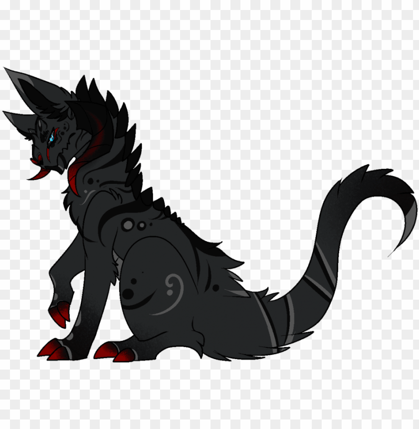 aura drawing demon png black and white download - anime demon cat PNG image  with transparent background | TOPpng