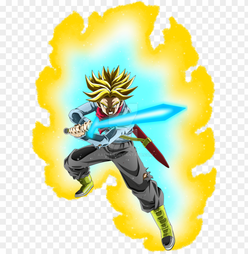 SSJ RAGE TRUNKS, dbz, HD phone wallpaper