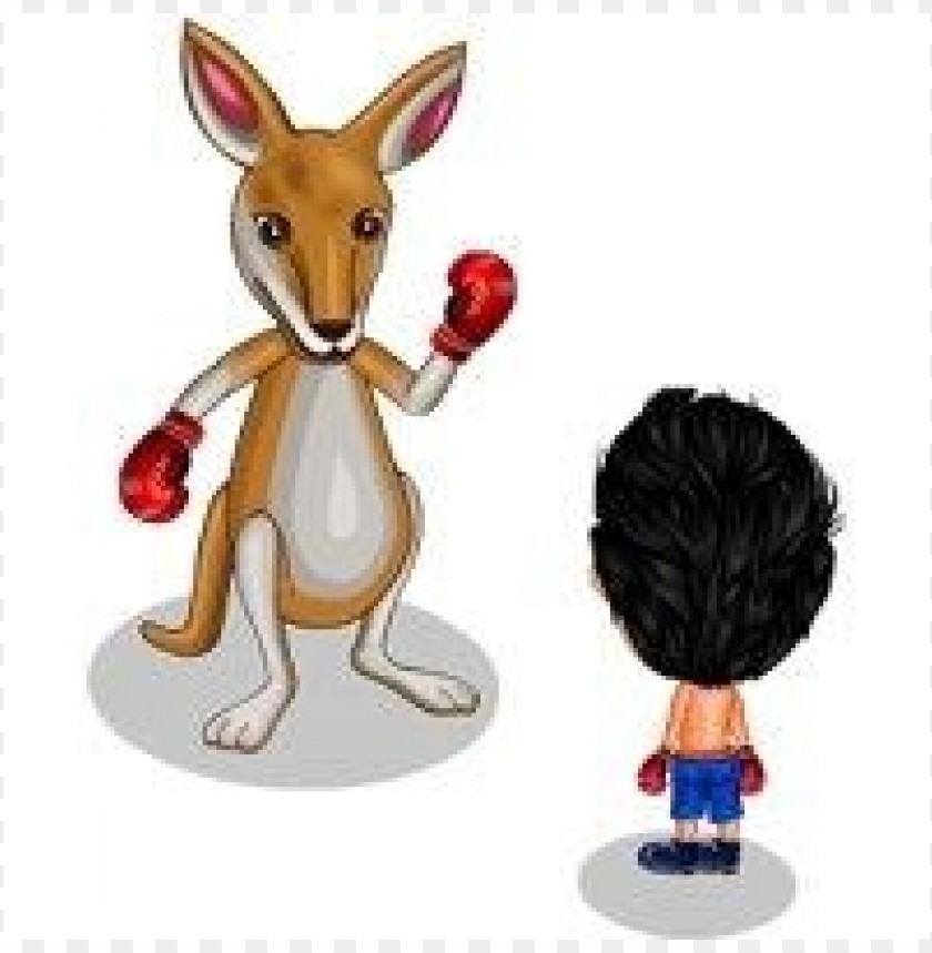 australia animated kangaroo boxer png - Free PNG Images@toppng.com