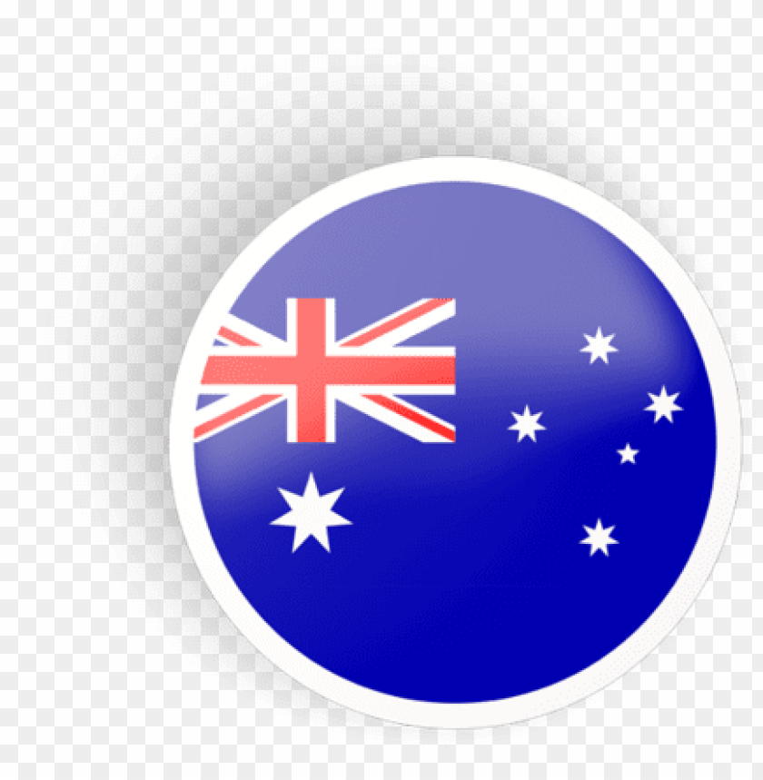 Australia Flag Icon Image - Australia Flag Circle Icon PNG Image With Transparent Background