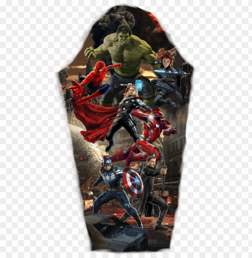 Avengers Sleeve Tattoo Designs PNG Image With Transparent Background