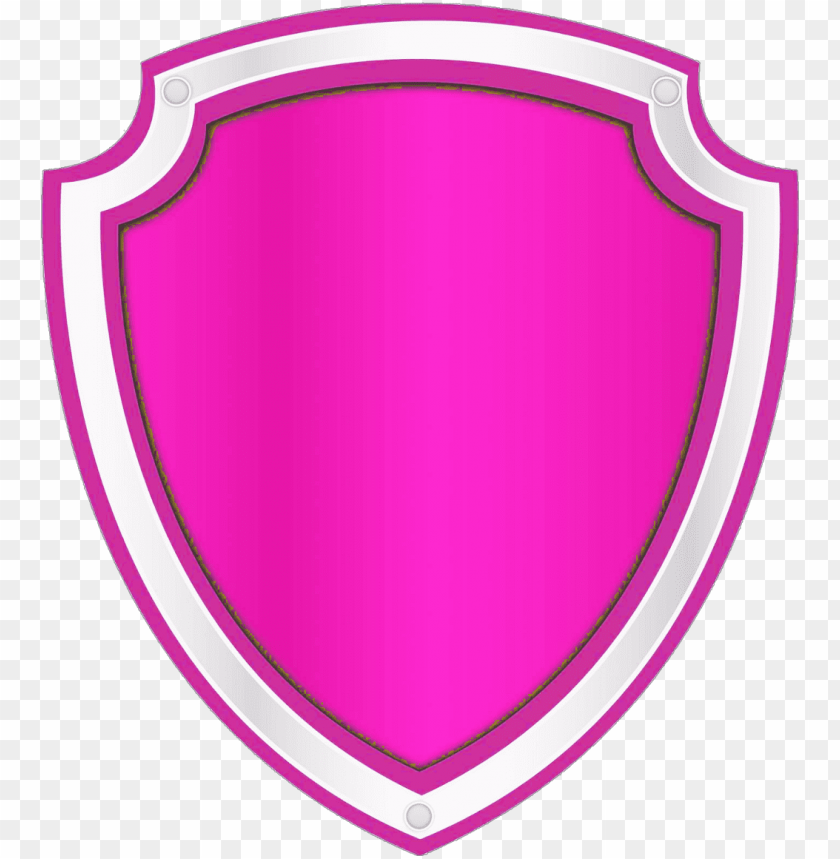 talentfulde bred Sydamerika aw patrol pink shield PNG image with transparent background | TOPpng