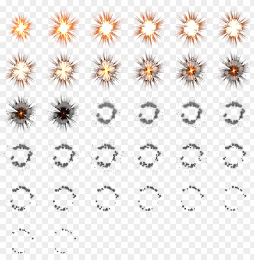 b explosion sprite sheet 2d PNG transparent with Clear Background ID 188094