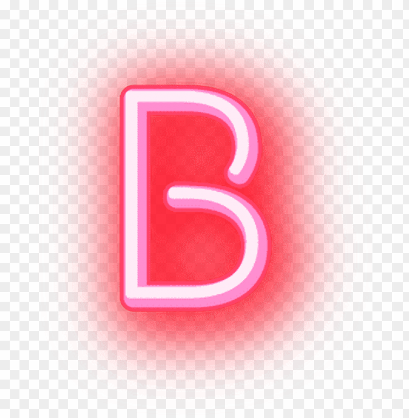 B Letters Neon Glowing Words Ela Grammer Cool Grammer - Letter B Neon PNG Transparent With Clear Background ID 215475