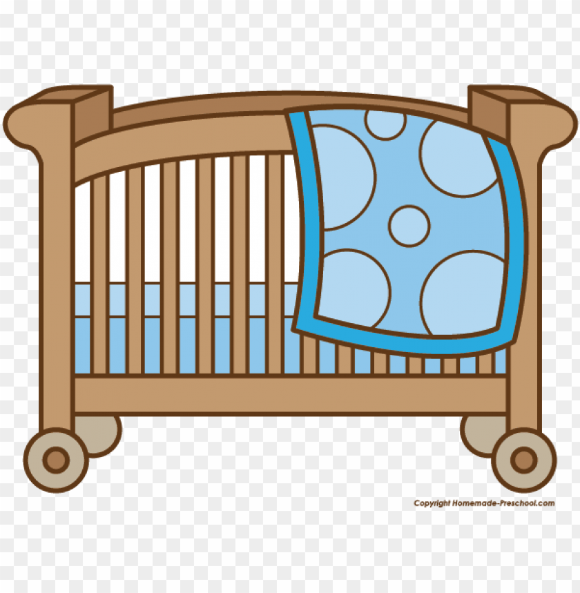 Baby Crib Png Crib Clipart Black And White Png Image With