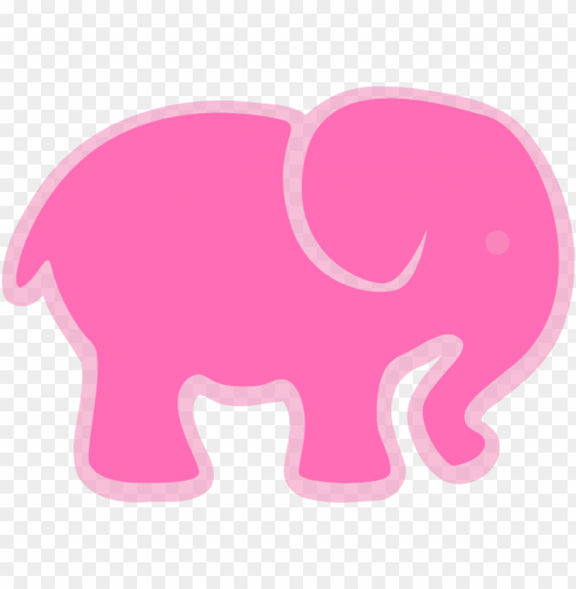 Download Baby Elephant Outline Png Image With Transparent Background Toppng