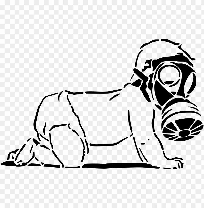 Mother With Gas Mask Changing Smelly Diaper Baby Care Concept Canstock