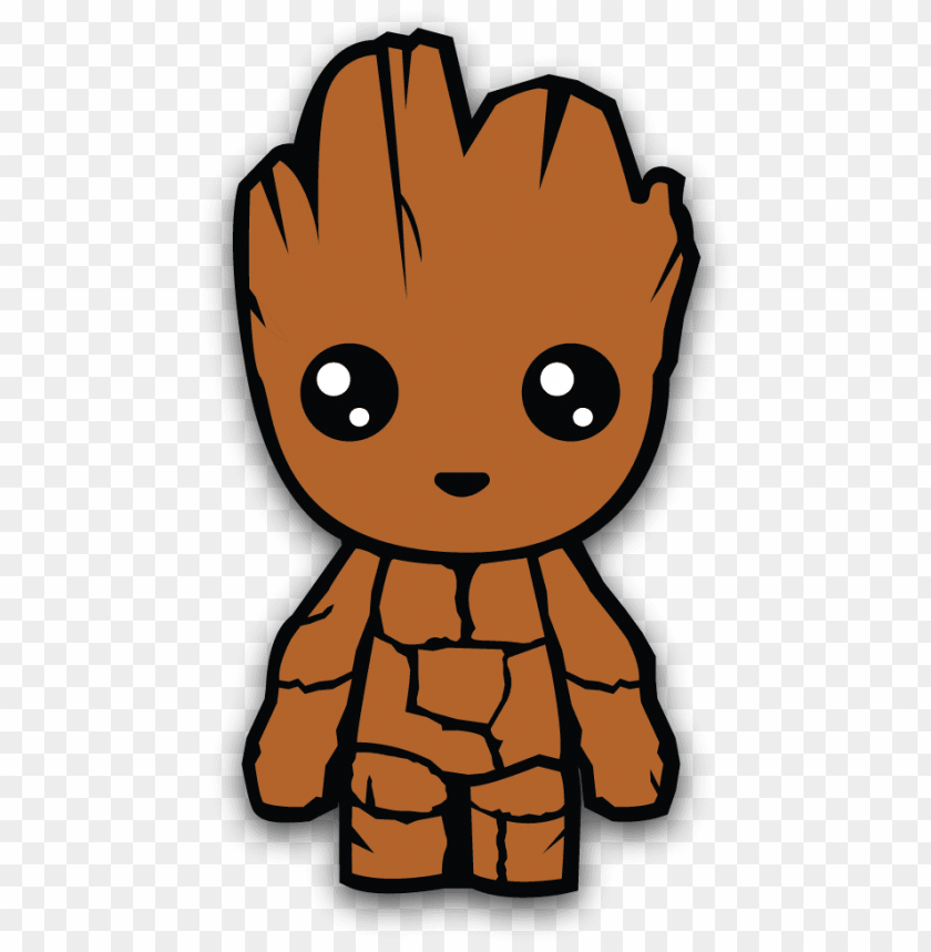 baby groot sticker PNG transparent with Clear Background ID 222472