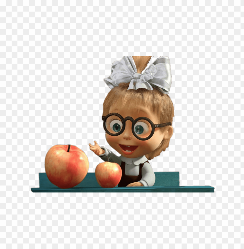 free PNG Download baby masha and two apples clipart png photo   PNG images transparent