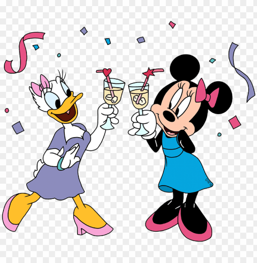 baby minnie baby mickey daisy duck daisy minnie toasting disney birthday PNG transparent with Clear Background ID 270551