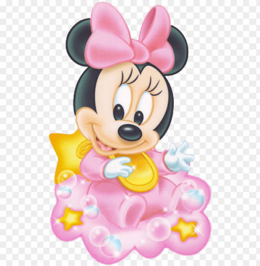 Baby Minnie Sleeping PNG Transparent Background