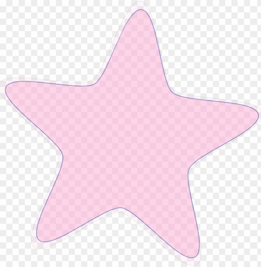 baby pink star clipart PNG transparent with Clear Background ID 278397