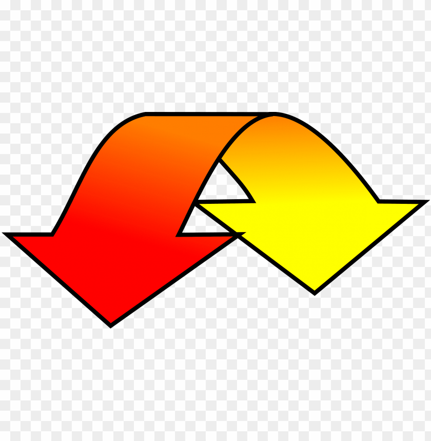 Back To Back Arrow PNG Image With Transparent Background