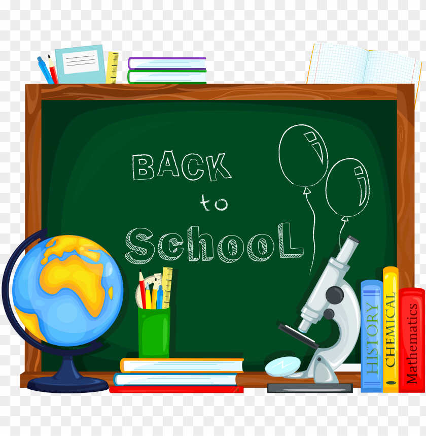 Back To School Clipart PNG Transparent Background