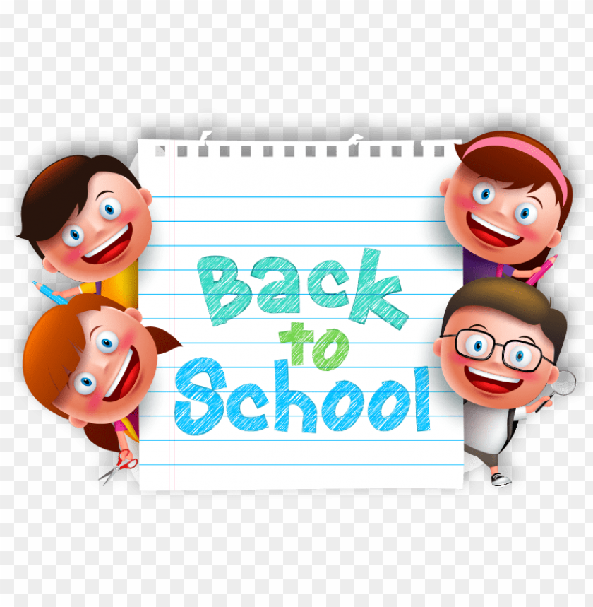 Back To School Kids Png Transparent Image Kids Vector Funny Png Image With Transparent Background Toppng