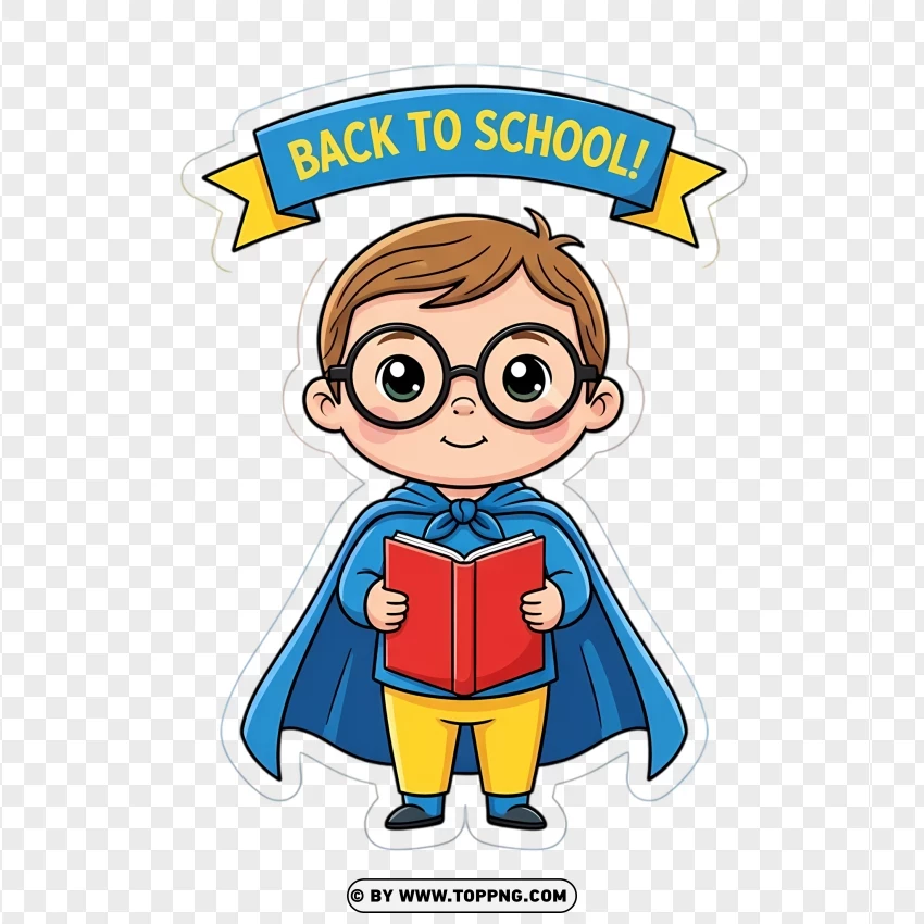 Back To School Shield Sticker PNG Transparent Background