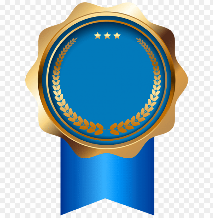 Top Rated 3d Gold Badge Blue Stock Vector (Royalty Free) 312999548