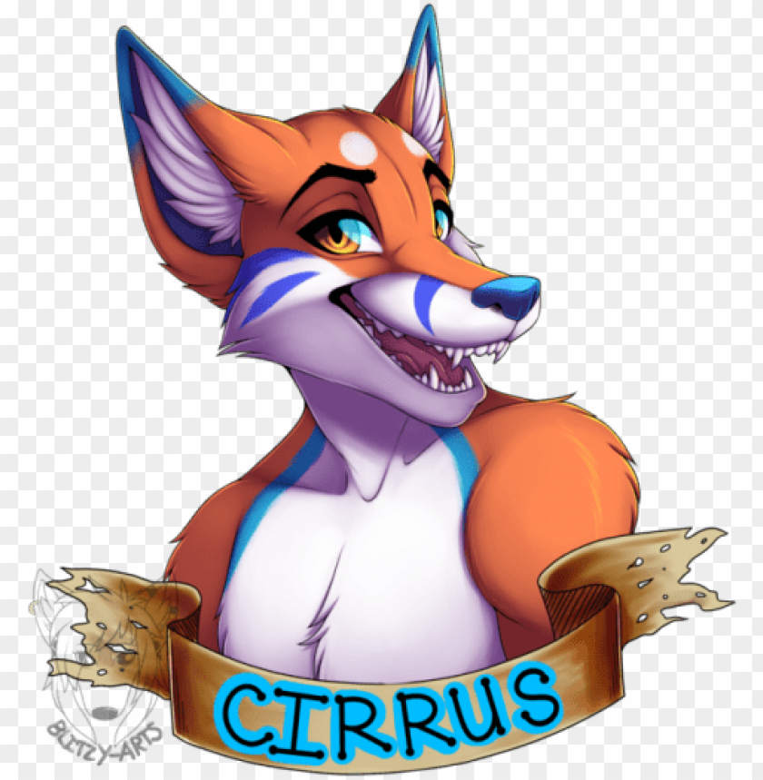 Badge Commission For Varekwolf ^^ - Furry Fox Badge PNG Image With Transparent Background
