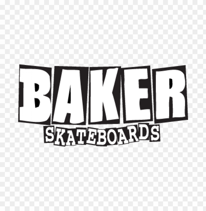  baker skateboards logo vector free - 466612
