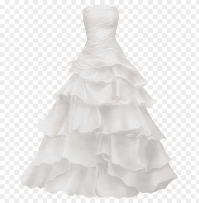 Download Ball Gown Wedding Dress Clipart Png Photo Toppng