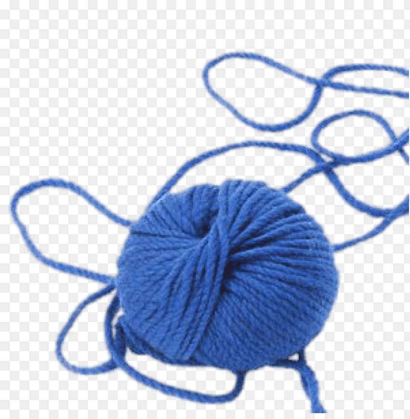 miscellaneous, wool, ball of blue wool, 