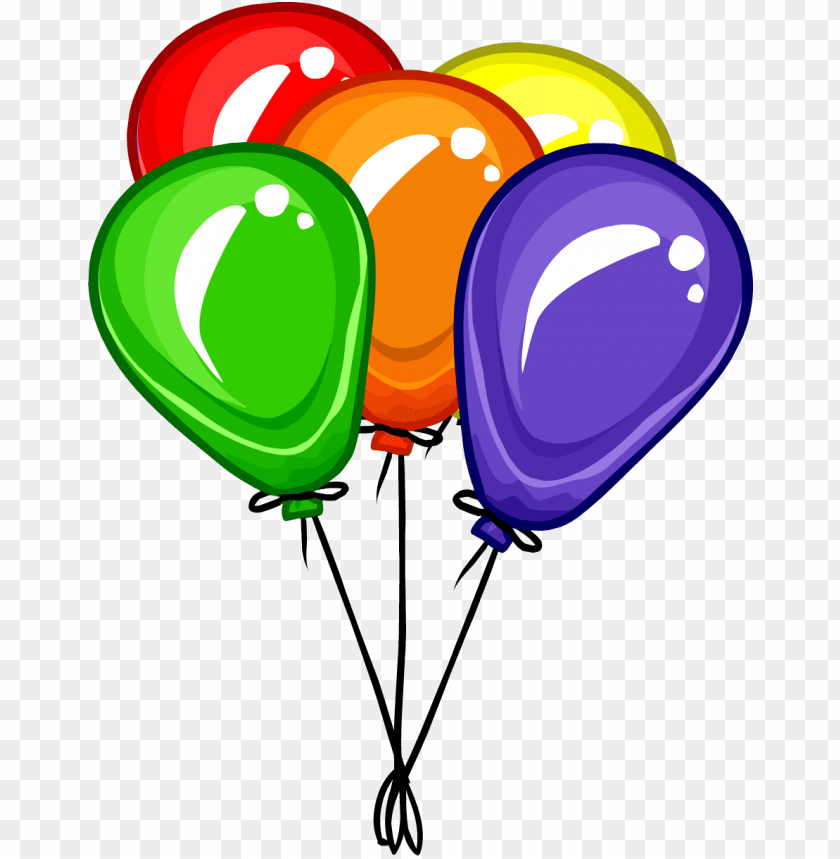 free PNG ballons transparent bunch - balloons clipart PNG image with transparent background PNG images transparent