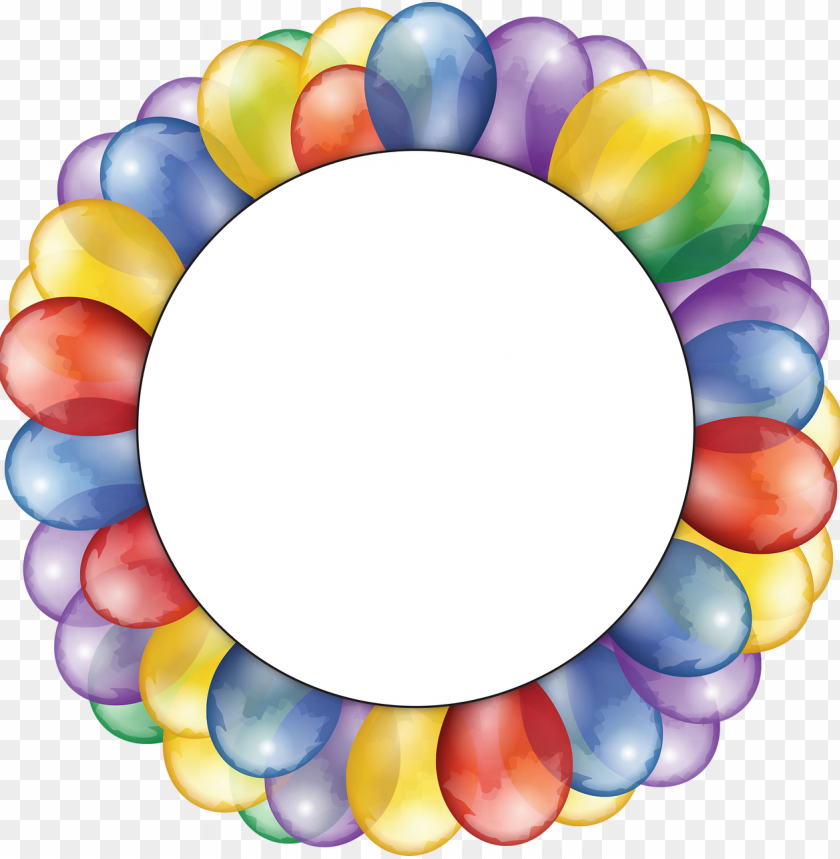 balloons circle frame copy space png image - balloon circle PNG image with transparent background@toppng.com