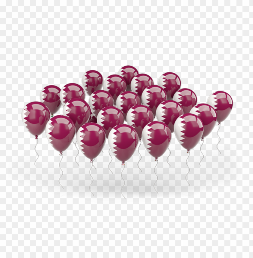 balloons qatar flag PNG image with transparent background@toppng.com