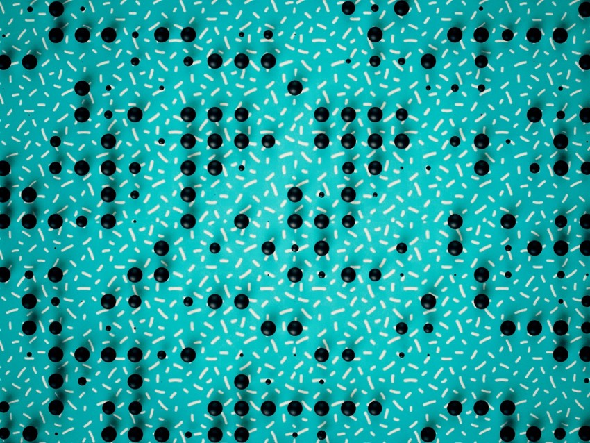 balls black 3d pattern 4k wallpaper