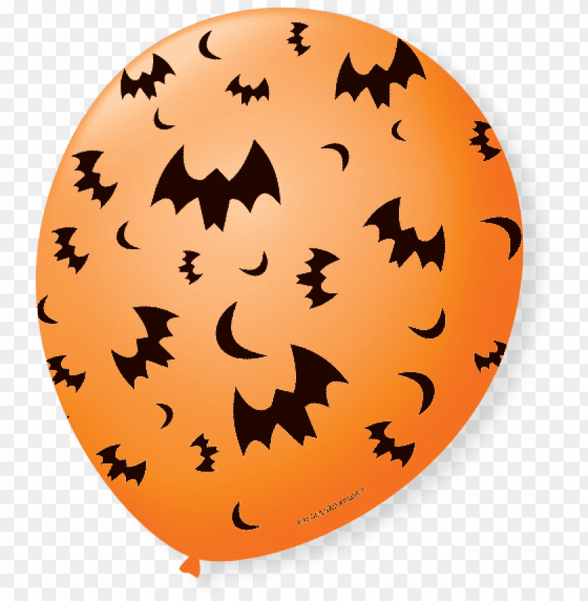 Balões e Morcegos de Halloween 3D Para Composição PNG Transparente  [download] - Designi