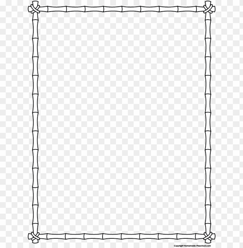 Bamboo Border Png Download Page Borders For Word Png Image With Transparent Background Toppng