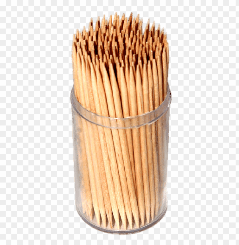 kitchenware, toothpicks, bamboo toothpicks in round pot, 