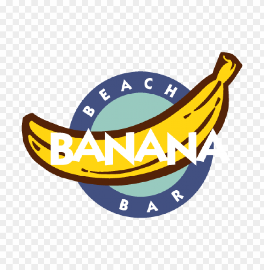  banana beach bar vector logo - 461056