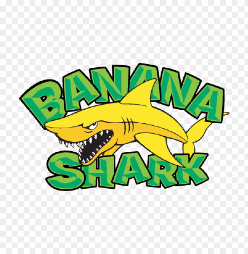  banana shark logo vector free download - 466686