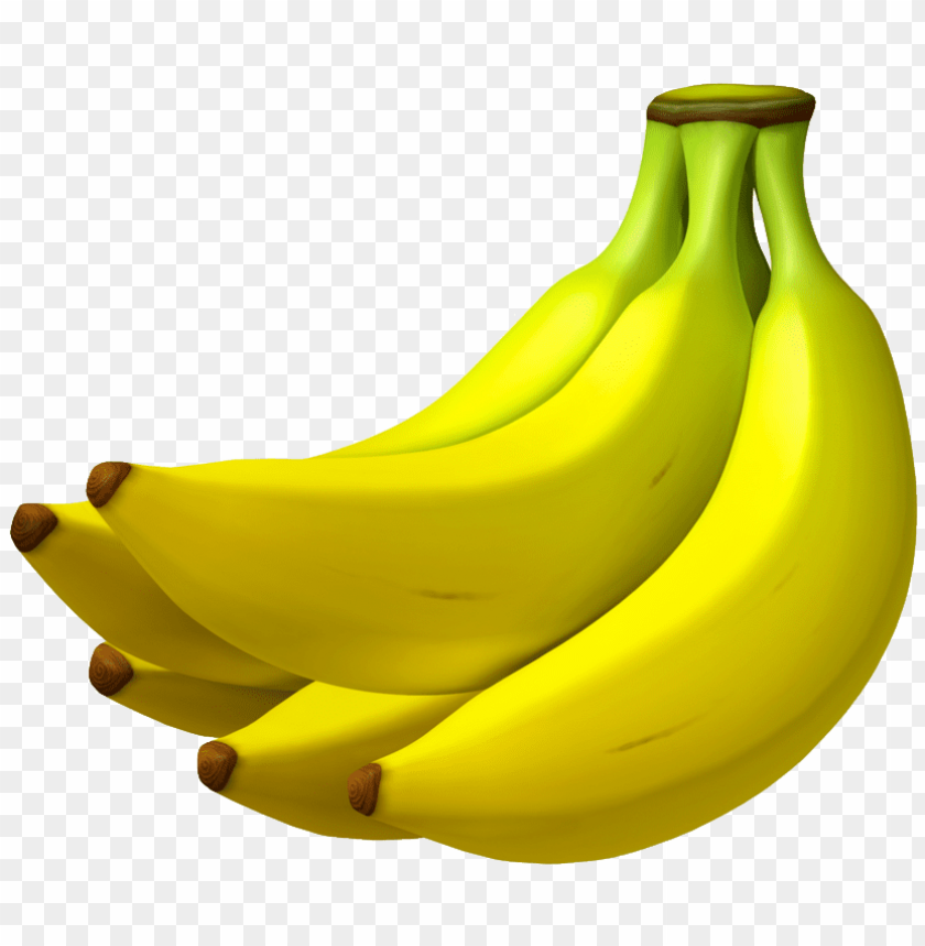 
banana
, 
banana's
, 
yellow banana
, 
botanically a berry
, 
edible fruit
, 
herbaceous
, 
genus musa
