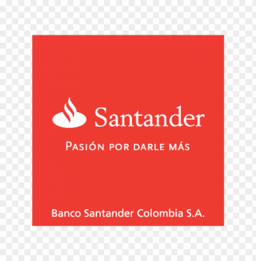  banco santander colombia logo vector - 466845