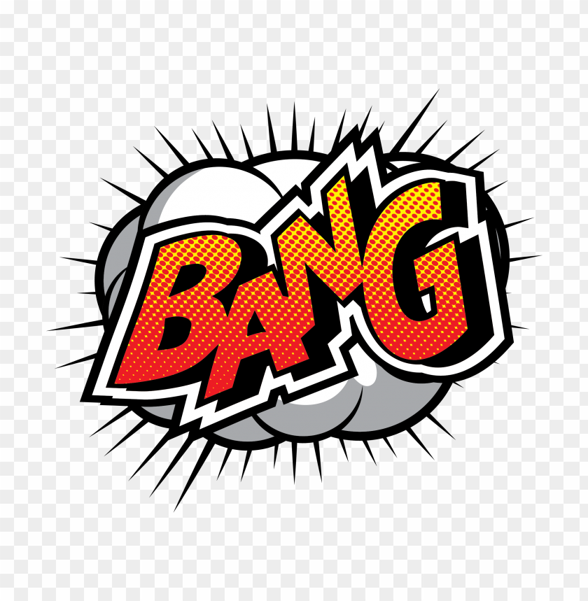 Bang Expression Comic Stickers Pop Art PNG Transparent With Clear Background ID 474556
