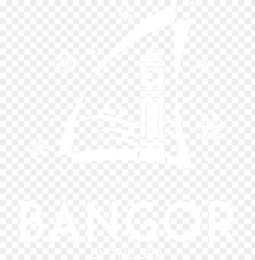 bangor christmas logo mono white png - panic at the disco facebook cover PNG image with transparent background@toppng.com