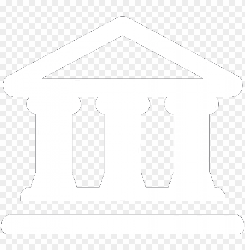 Bank Branch Icon - White Bank Icon Png - Free PNG Images