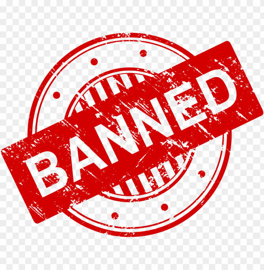 banned stamp png - Free PNG Images ID is 3846