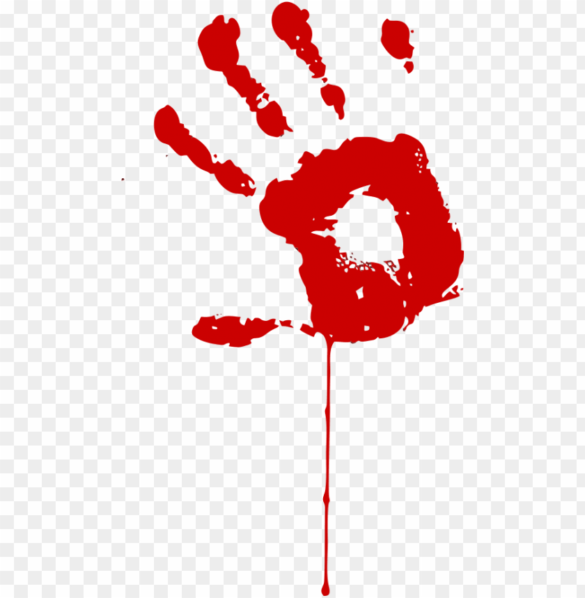Banner Black And White Hand By Fvsj On Deviantart Hand With Blood Vector Png Image With Transparent Background Toppng