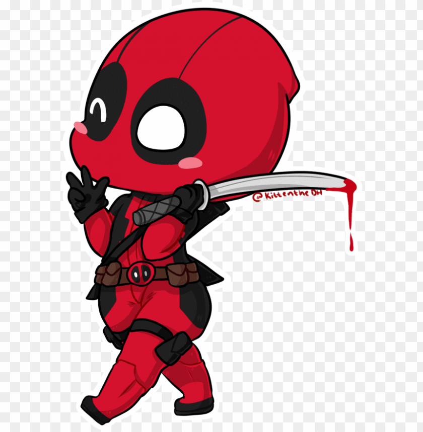 banner chibi by xnekorux on deviantart - chibi deadpool dibujo PNG image  with transparent background | TOPpng