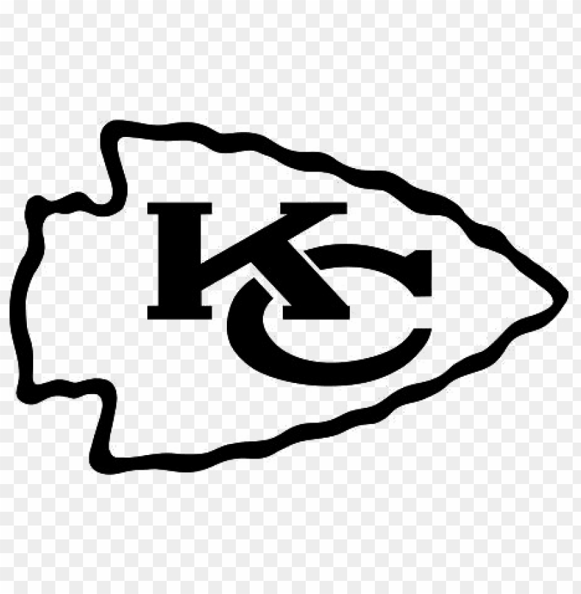 Banner Free Stock Png Mart - Kansas City Chiefs Black And White PNG Transparent With Clear Background ID 226093